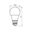 Żarówka LED E27 5,5W 470lm ciepłobiała Kanlux IQ-LED  A60 27270