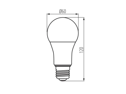 Żarówka LED E27 13,5W 1560lm biała Kanlux IQ-LED  A60 33720