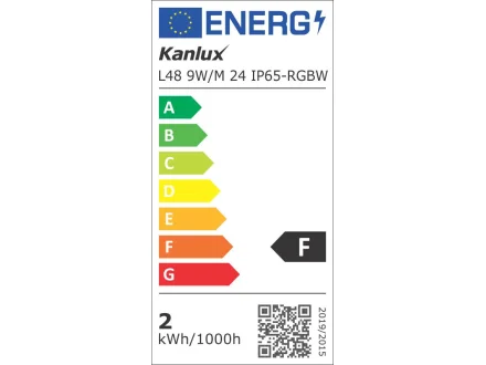 Taśma LED 9W/m 550lm/m kolorowa Kanlux L48 RGBW  33319 5m