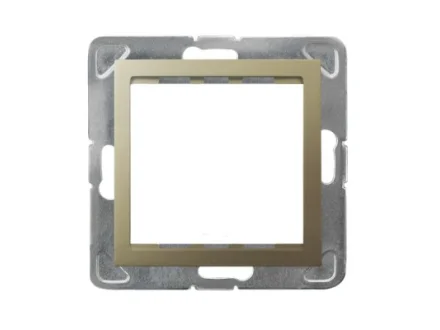 Adapter podtynkowy złoty metalik  do serii Impresja   AP45-1Y/m/28