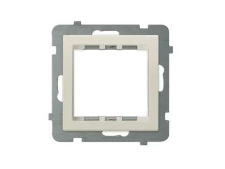 Adapter podtynkowy  systemu OSPEL 45 do serii Sonata  ecru AP45-1R/m/27