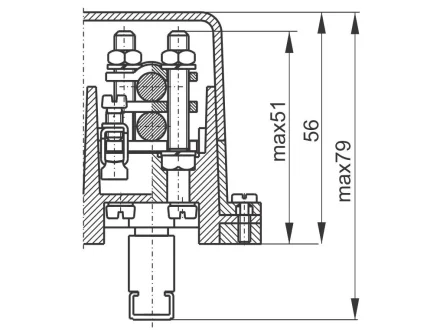 Odgałęźnik instalacyjny LZG-25/10 odm.32
