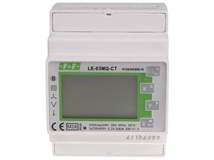 Licznik energii elektrycznej trójfazowy RS-485 MODBUS RTU  LE-03MQ CT