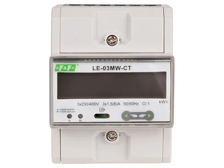 Licznik energii elektrycznej trójfazowy  LE-03MW-CT