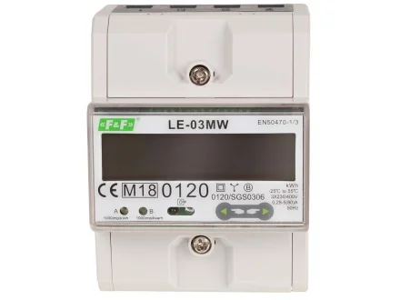 Licznik energii elektrycznej trójfazowy  LE-03MW