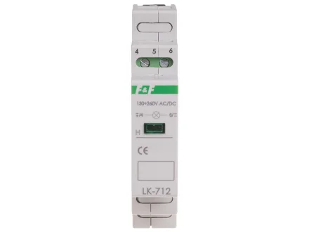 Lampka sygnalizacyjna zielona 1xLED  LK-712G-30-130V