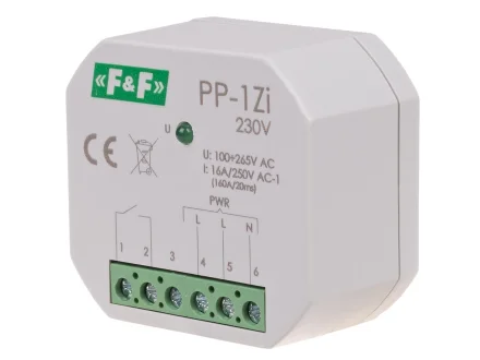 Przekaźnik dopuszkowy do LED 230V AC 1z 16A  PP-1Z-LED-230V