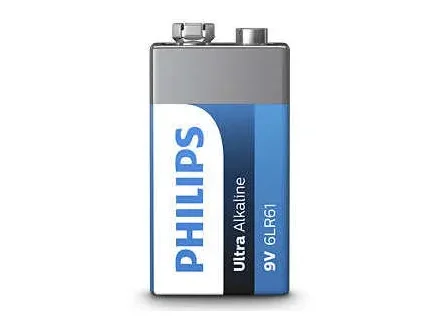 Bateria alkaliczna 6LR61 Philips Ultra Alkaline 9V