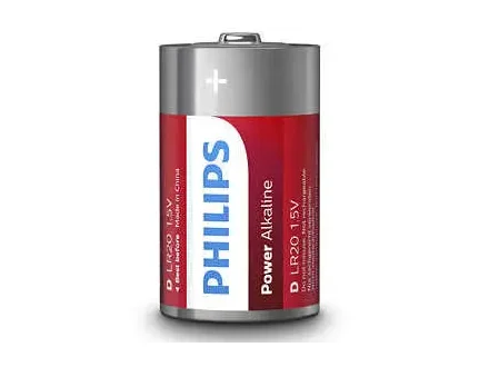 Bateria alkaliczna LR20 Philips Power Alkaline D