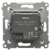 Ładowarka USB podwójna 2,1A czarny mat Simon54  DC2USB.01/49