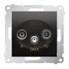 Gniazdo RTV-DATA (moduł) antracyt Simon54  DAD.01/48