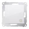 Przycisk "światło" 10A biały Simon54  DS1.01/11