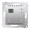 Termostat elektroniczny z wewnętrznym czujnikiem temperatury (moduł) srebrny mat Simon54  DTRNW.01/43