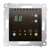 Termostat elektroniczny z wewnętrznym czujnikiem temperatury (moduł) brąz mat Simon54  DTRNW.01/46