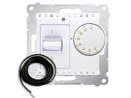 Regulator temperatury z czujnikiem zewnętrznym (moduł) biały Simon54  DRT10Z.02/11