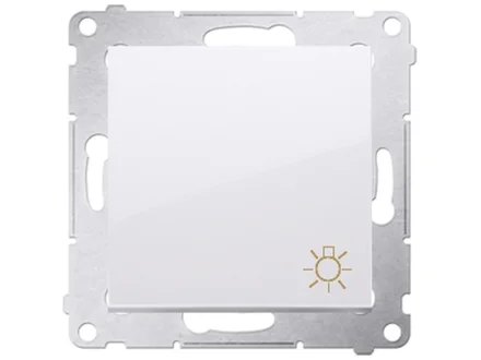 Przycisk "światło" 10A biały Simon54  DS1.01/11