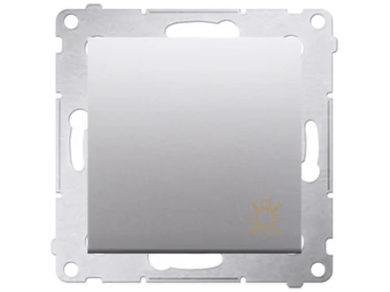 Przycisk "światło" 10A srebrny mat Simon54  DS1.01/43