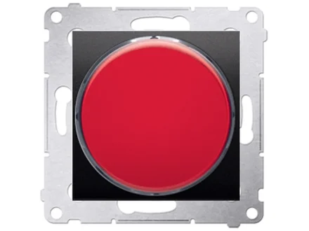 Sygnalizator świetlny LED - światło czerwone (moduł) 230V~  antracyt Simon54  DSS2.01/48